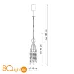 Подвесной светильник Patrizia Garganti Moulin Rouge PG315 - Схема